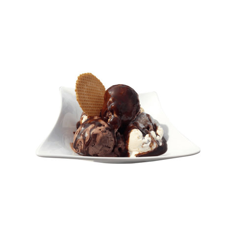 Triple Scoop Chocolate Fudge Sundae
